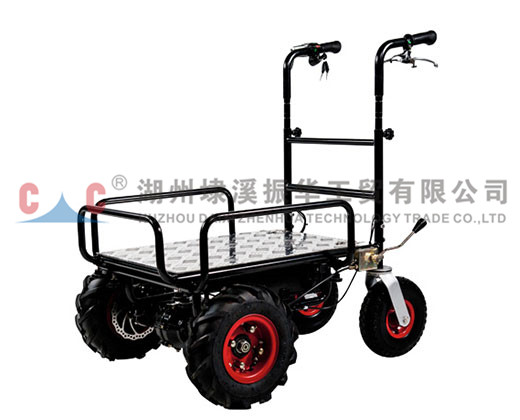 Electric Barrow-PC020-01 Hot Selling Cheap Custom Lifter Farm Double Wheel Construction Wheelbarrow