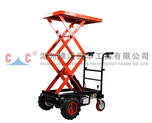 Electric Lift Truck-Electro-hydraulic Lifter-PC020-04 Technology Production Black Trash Metal Wheel Barrow Process Line With CE
