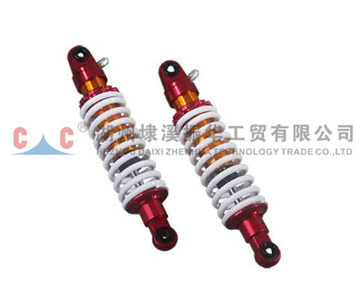 The front shock absorber also has a steering function