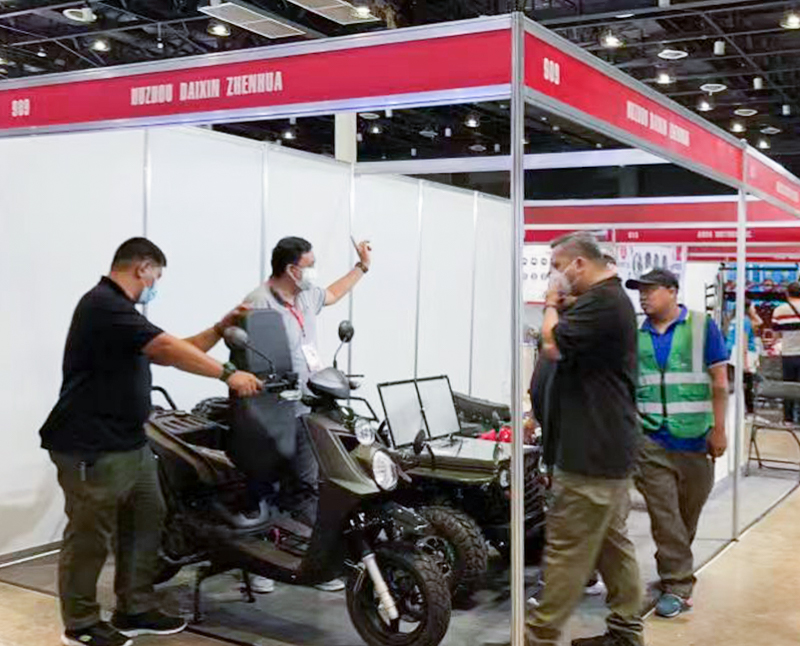 Huzhou Daixi Zhenhua Technology Trade Co., Ltd. participates in the PHILAUTO Philippine Motor Show held in Manila in July.