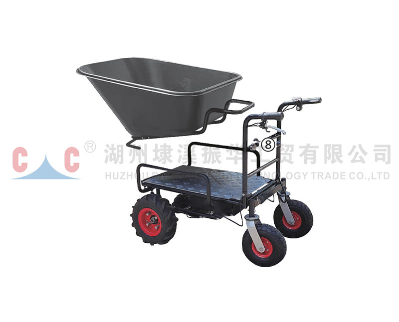 PC020-07 Small Four-wheeled Swing Barrow(Cargo Bucket Removable )