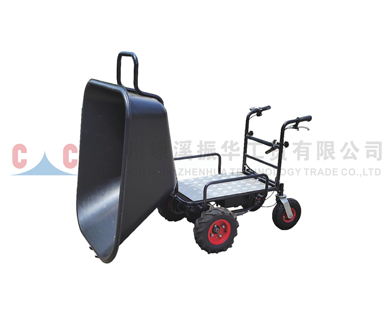 PC020-07 Small Four-wheeled Swing Barrow(Cargo Bucket Removable )